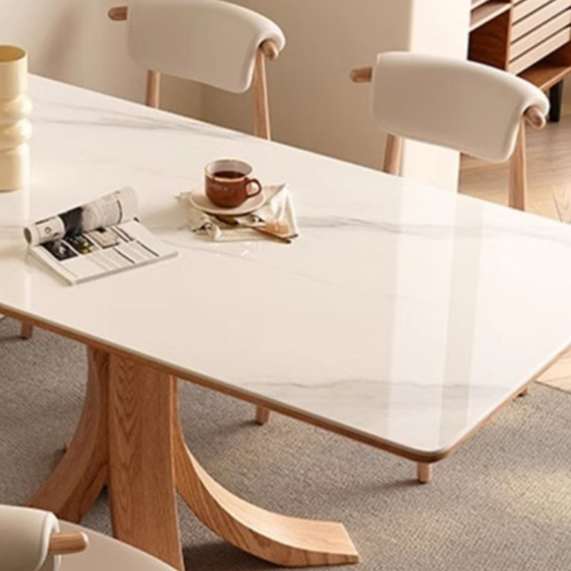 Table de salle à manger moderne et simple, H 29,53 po x L 70,87 po x l 35,43 po