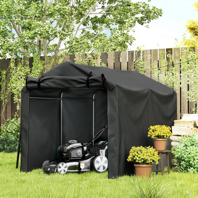 Galvanised Steel Basic Storage System, Black