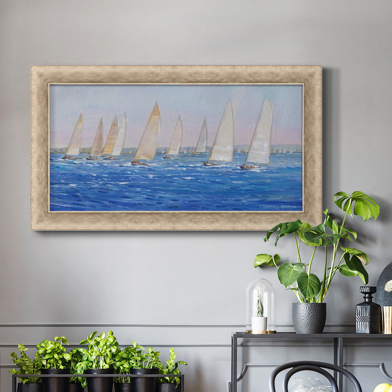 Voile événement I - Reproduction de photo sur toile, H 29 po x l 53 po x P 1,25 po, Toile avec cadre gris