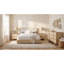 Keira Beige Oak Queen 4-Piece Bedroom Set-1146442240