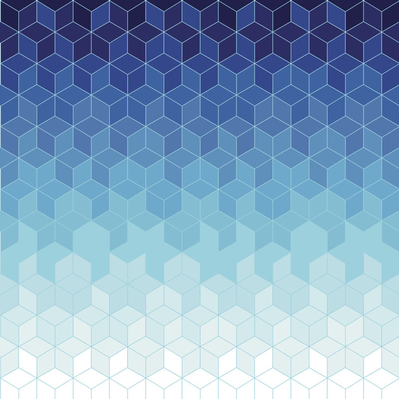 Abstract Geometric Background by Ass29 - Wrapped Canvas Print, 30cm H x 30cm W x 3.8cm D
