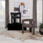 Chaise d'appoint rembourrée Boucle avec texture douce et courbes élégantes, pour des intérieurs modernes et minimalistes.-510286051