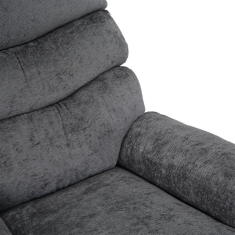 Boun 93cm Wide Tufted Polyester, Grey