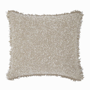 Tahari Home Heathered Fringe Decorative Pillow, 20" X 20"