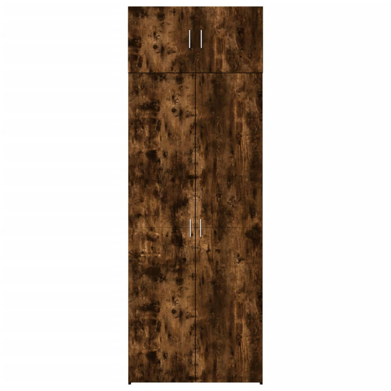 Alizaya Manufactured Wood Wardrobe, Smoked Oak