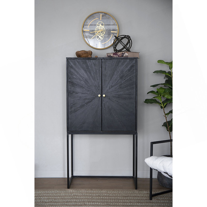31.5X16.5X60" Cabinet, Black