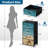 4 Drawer Dresser for Bedroom, Narrow Chest of Drawers, Wooden Top and Study Iron Frame 18"x37.5"-(WxH)