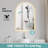 Zechary 35.4'' H x 23.6'' W Arch Dimmable LED Wall Mirror with Anti-Fog