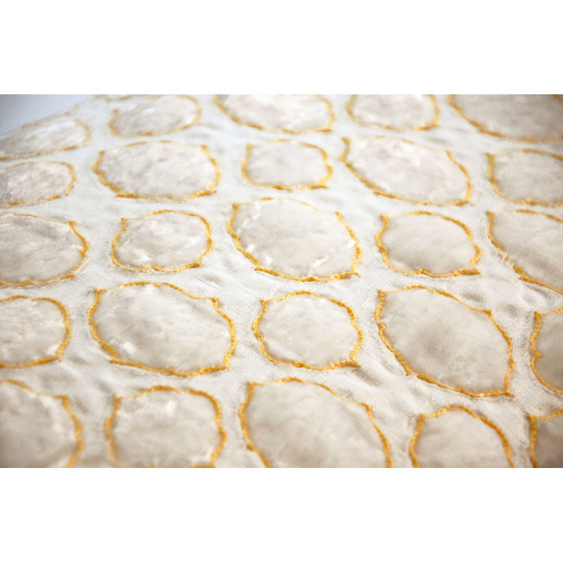 Tile Square Pillow Cover & Insert, Yellow
