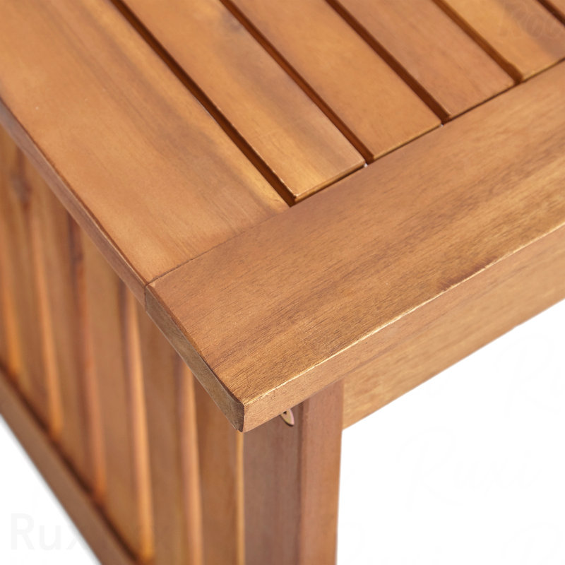 Table basse en acacia, Brun