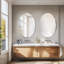Minimalist Frameless Oval Decorative Wall Hanging Mirror Silver Vanity Mirror-2069284337