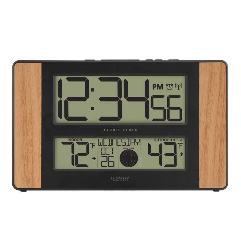 Jorgenson Atomic Digital Clock, Oak
