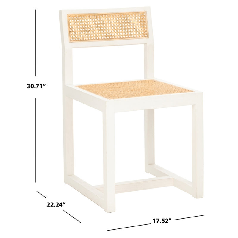 Chaise d'appoint Mizer, Blanc