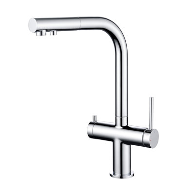 KIBI Circular 2-in-1 Pull-Out Faucet