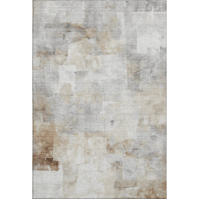 Premium Machine Washable Garett AMF1673 Abstract Rug