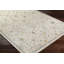 Tapis oriental en polyester tissé à la machine Elsadora en beige / jaune / bleu-1608828116