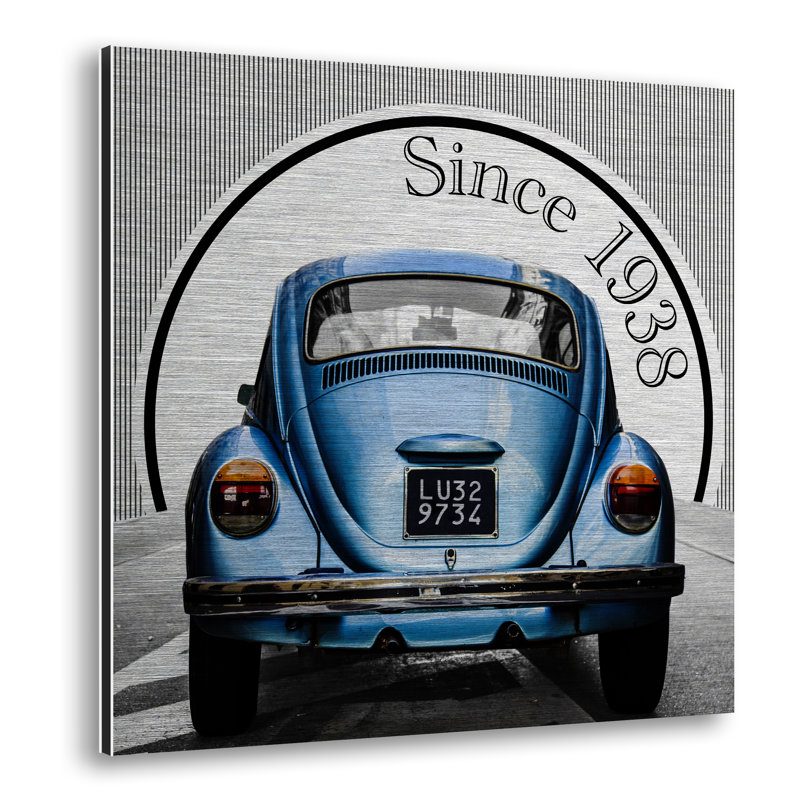 1938 City Car - No Frame Print on Metal