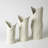 Crocodile Vase-Matte White-Lg-43398125