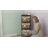 Jhavon 3-Drawer Wooden Cabinet with Wicker Storage Baskets and Brown Bear Design Christmas Gift