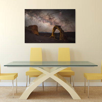 Reproduction d'art mural paysage délicat abstrait contemporain