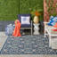 Tapis floral tissé à la machine résistant aux taches-1846239246