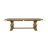 Ingvarda Double Pedestal Dining Table Rustic Smoke