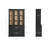 Amara 79 Inch Large Storage Display Cabinet In Black Oak