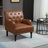 Annalese 28.5'' Wide Modern Leather Armchair-71856051