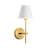 Classic 1-Light Conical Metal Wall Sconce