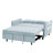 Modern Loveseat with Pull Out Bed And Two Pillows Pull Out Couch Pull Out Sofa Sleeper Sofa Bed-97686558