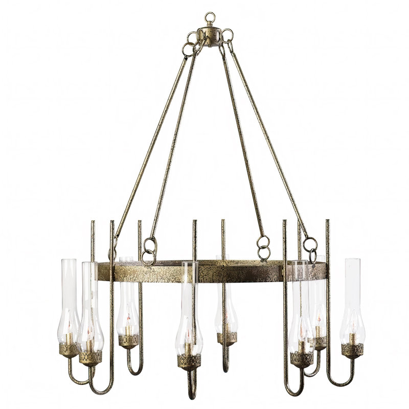 Eight Light J Chandelier