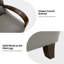Fauteuil inclinable standard en cuir véritable Hardge-151355071