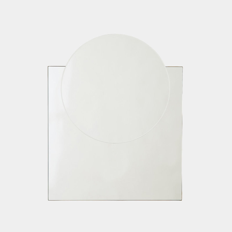 Mila Square/Circle Stainless Steel Beveled Mirror