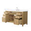 Meuble-lavabo simple autoportant avec plateau en quartz Pendry-134161980