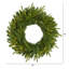 24'' Faux Pine Lighted Wreath