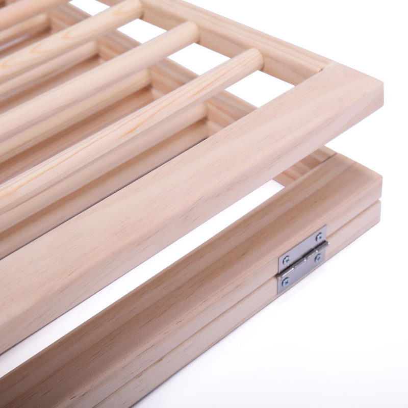 Barrière pour animaux 17,5 pouces pour l'intérieur, bois de pin, clôture pliable en pin isolant