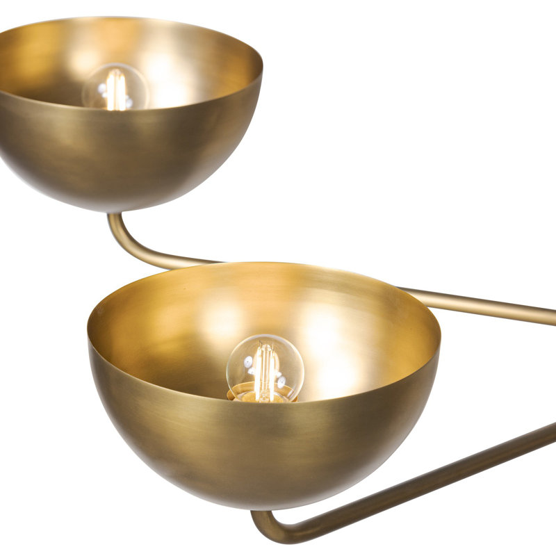 Keller Chandelier-Aged Brass