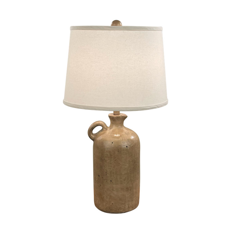Lampe de table en fibres Deshaunda