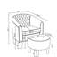 Fauteuil demi-tonneau avec repose-pieds 27,95 po Alverstone-1203471167