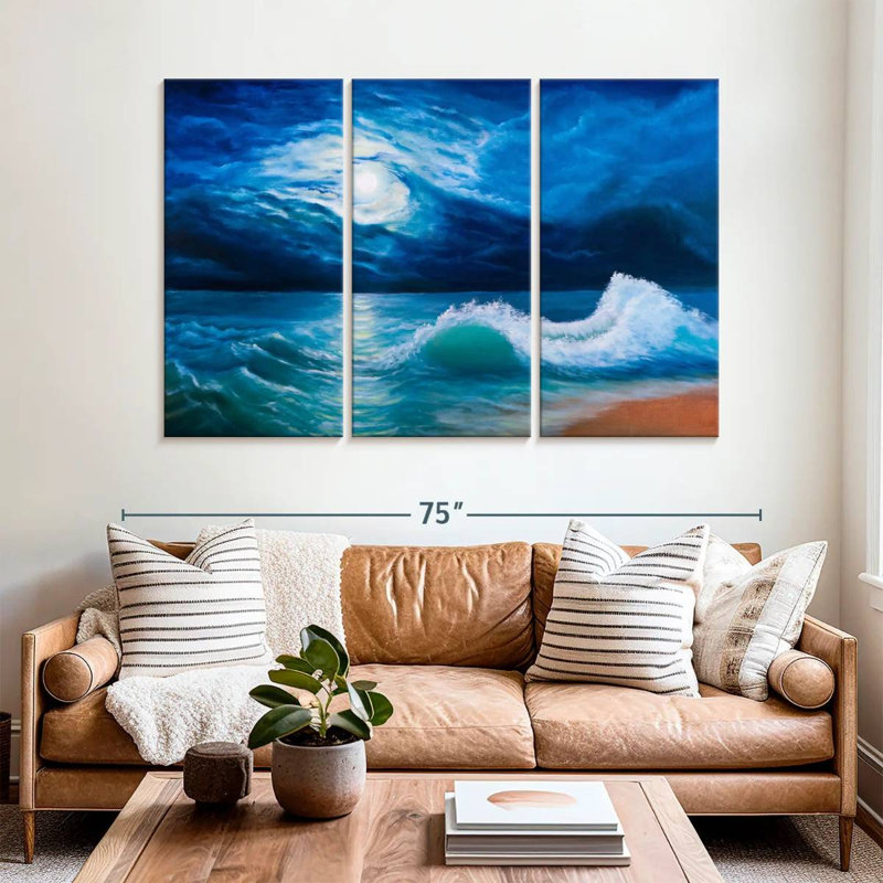 Gillard Blue Moon, 42" H x 65" W
