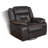 Juwan Upholstered Swivel Glider Recliner Chair Brown-1057062487