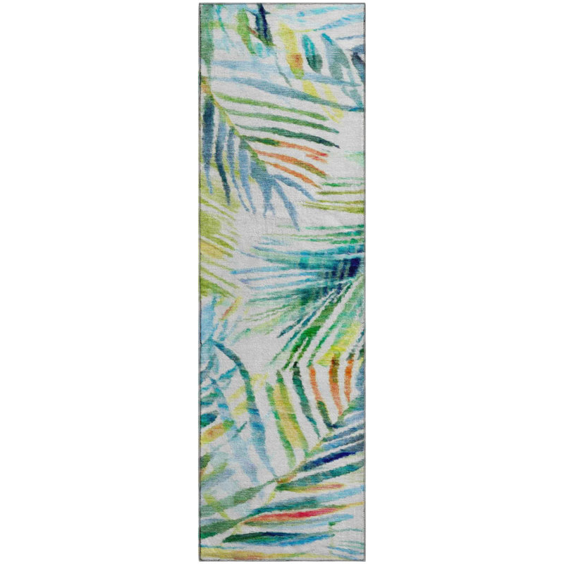 Premium Machine Washable Cerrito AMF199 Multi Rug, Runner 2'3" x 7'6"