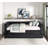 Daybed With Trundle Corduroy Fabric Upholstery Modern Luxury Home Furniture Durable Comfortable-1709248648