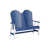 Bleu pacifique / Blanc