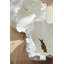 Bol en fonte, ouvert, faux blanchi