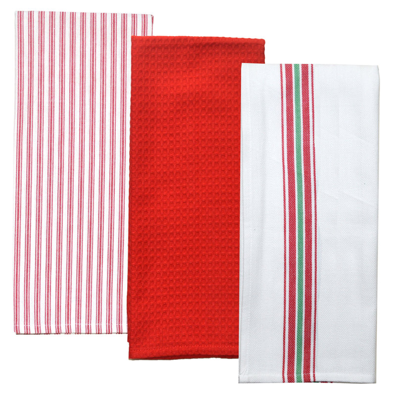VINTAGE STRIPE NAVY RED WHITE, Red/Green/White