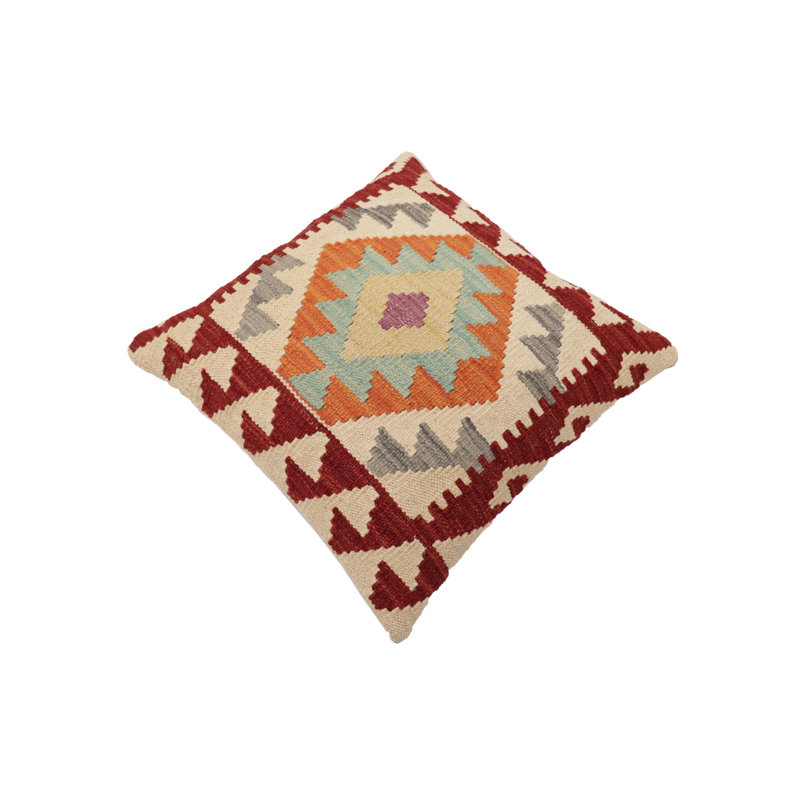 Housse et insert de coussin carré 100% laine 