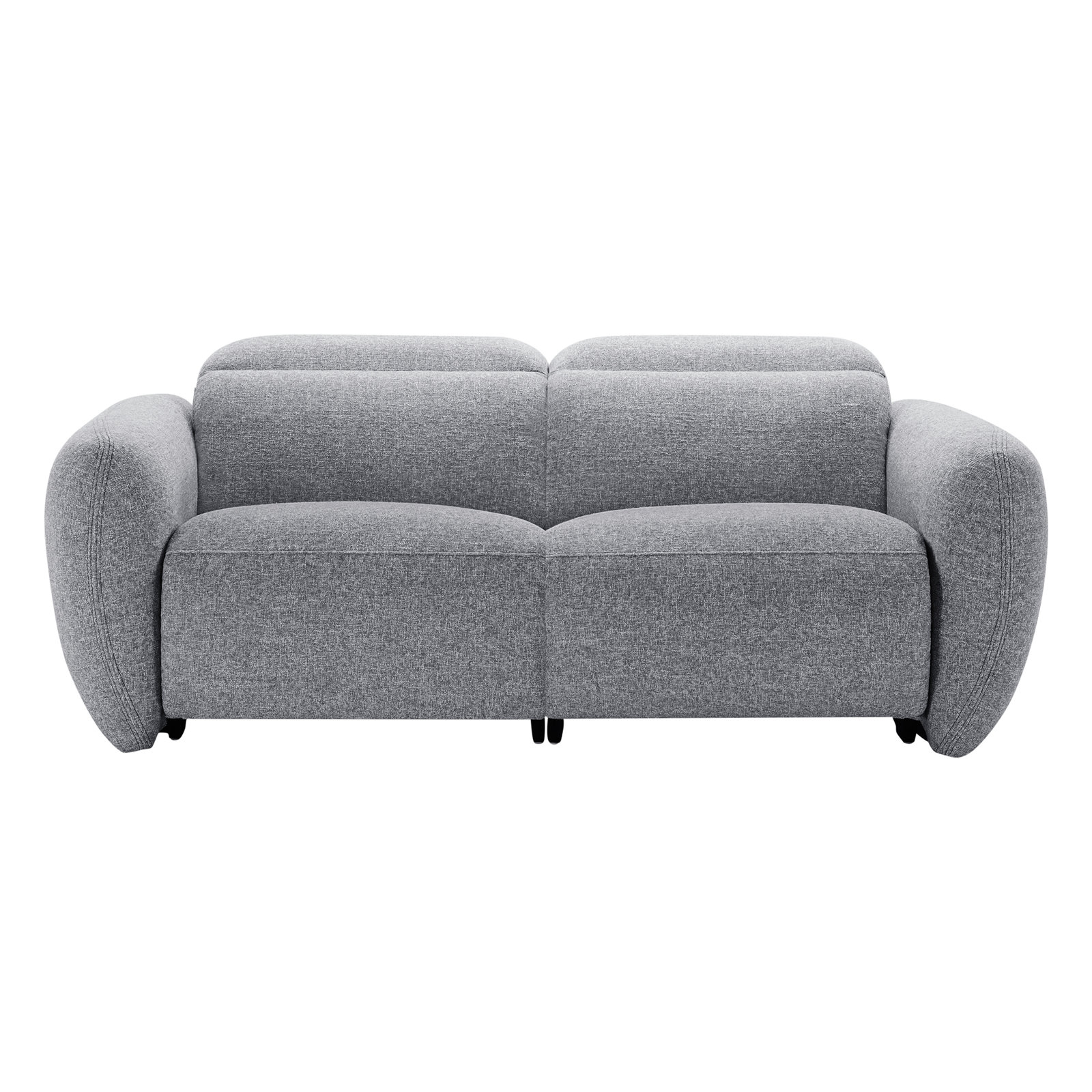 Astro 79'' Upholstered Power Reclining Sectional Loveseat, Nathan Gray