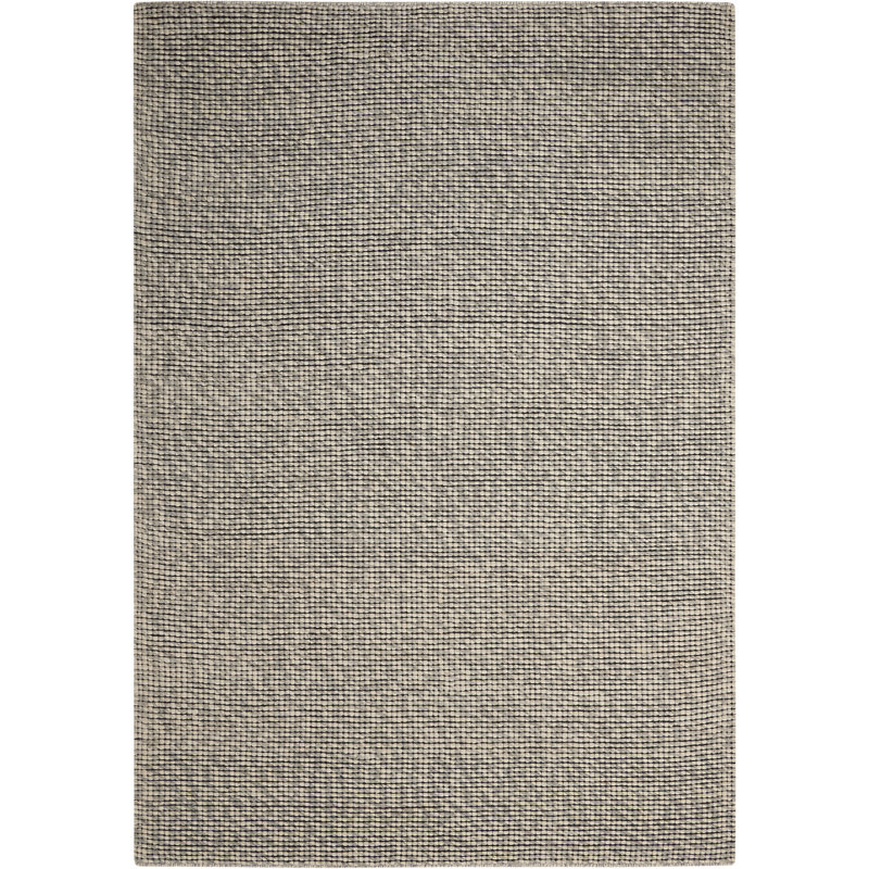 Lowland Solid Colour Wool Hand Woven Area Rug, Rectangle 160 x 226cm