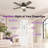 Karlena 45" Ceiling Fan with Light, Dimmable Backlight, Reversible Blades & Remote Control-1165537664
